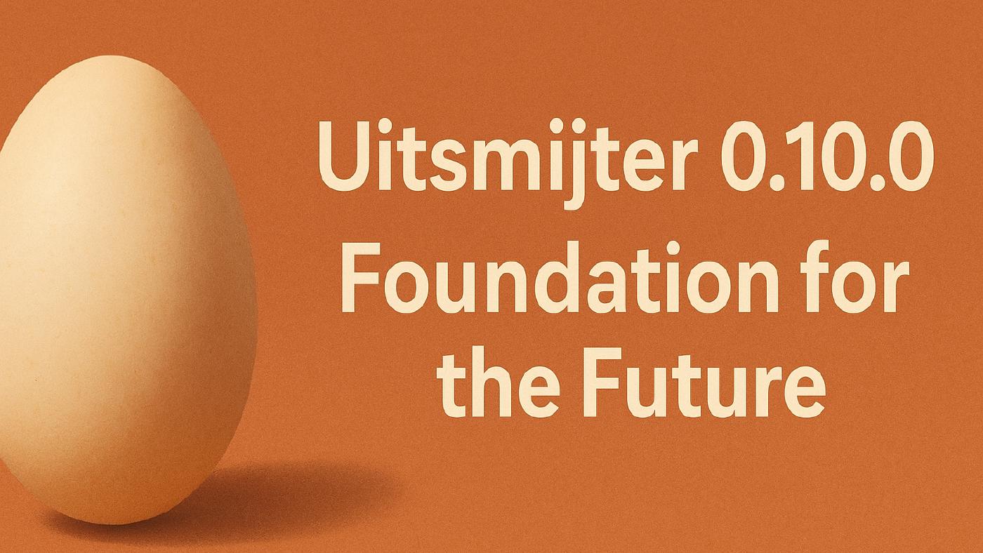 Uitsmijter 0.10.0: Foundation for the Future