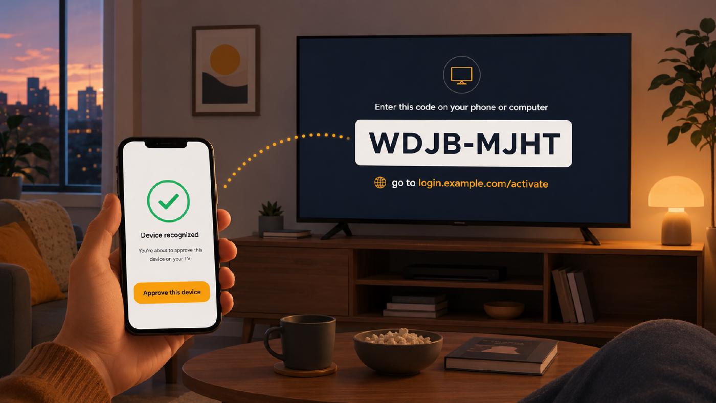 Signing in without a keyboard — the Device Authorization Grant
